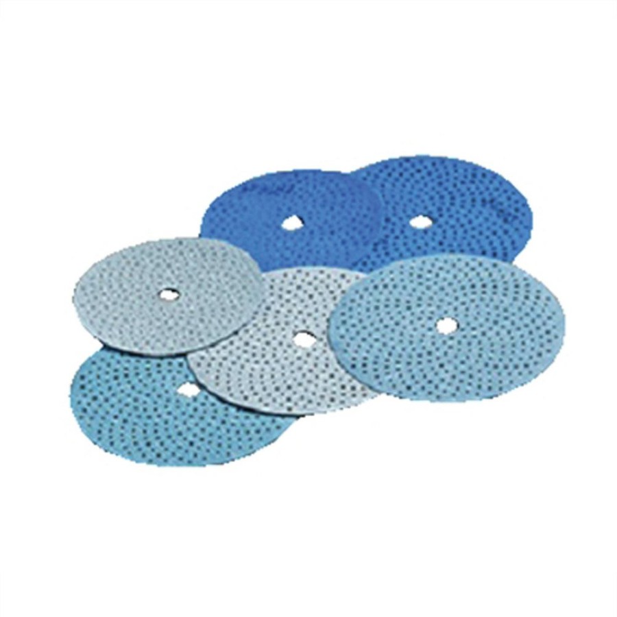 Power Tool Accessories Norton Sanding Discs | Norton 7784 6-Piece Cyclonic Dry Ice 400 Grit 6 In. Multi-Air Discs Pack