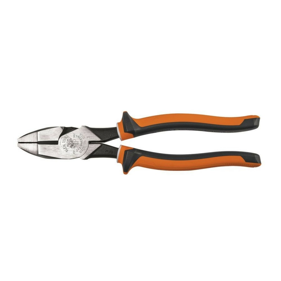 Hand Tools Klein Tools | Klein Tools 2139Neeins 9 In. New England Nose Insulated Side Cutter Pliers With Knurled Jaws