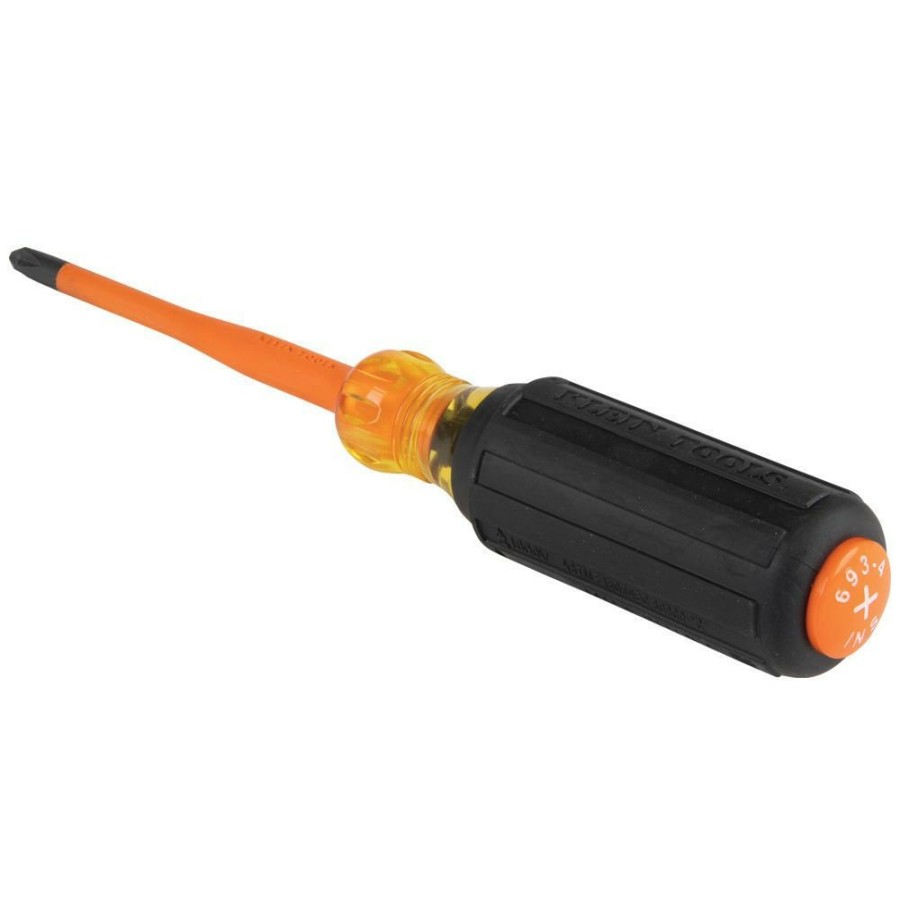 Hand Tools Klein Tools | Klein Tools 6934Ins #2 Phillips 4 In. Round Shank Insulated Screwdriver