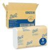 Facility Maintenance & Supplies Scott | Scott 3623 10.13 In. X 13.15 In. 1-Ply Essential C-Fold Towels - White (9 Packs/Carton)