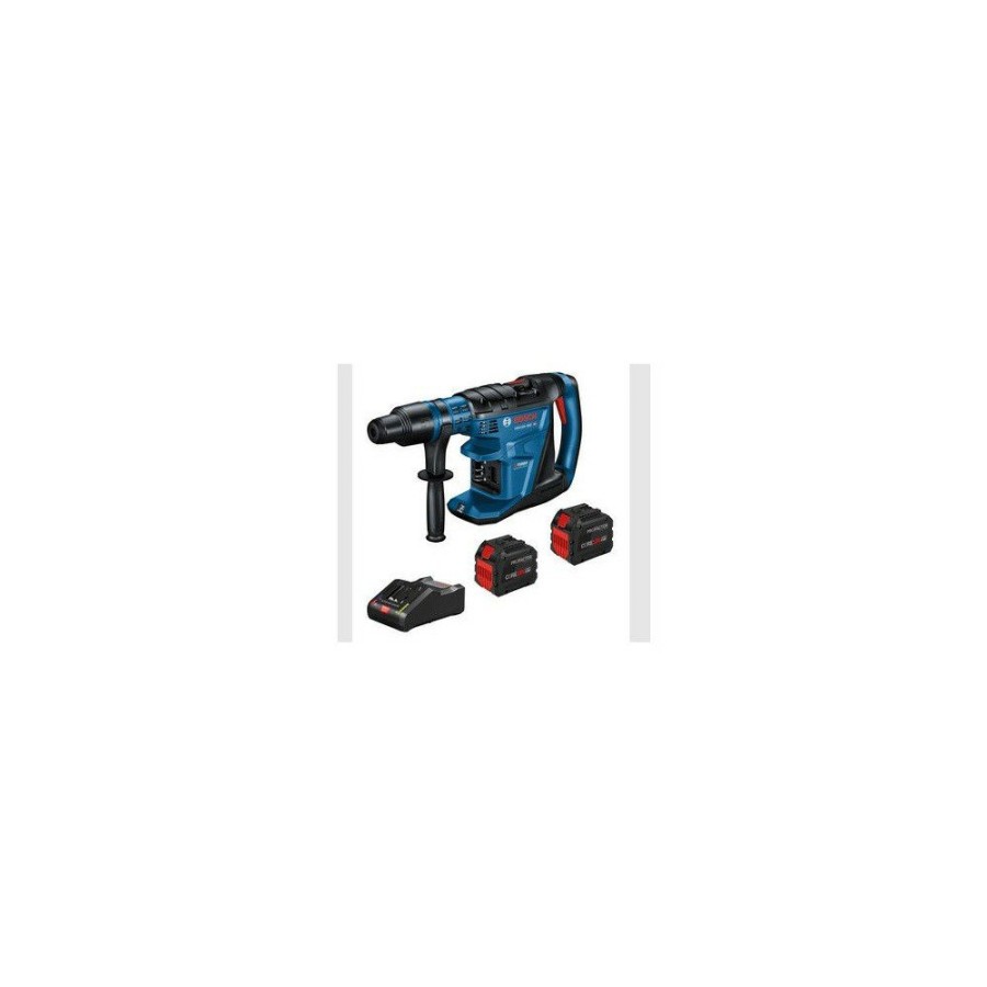 Power Tools Bosch Rotary Hammers | Factory Reconditioned Bosch Gbh18V-40Ck27-Rt 18V Hitman Profactor Brushless Lithium-Ion 1-5/8 In. Cordless Connected-Ready Sds-Max Rotary Hammer Kit With 2 Batteries (12 Ah)