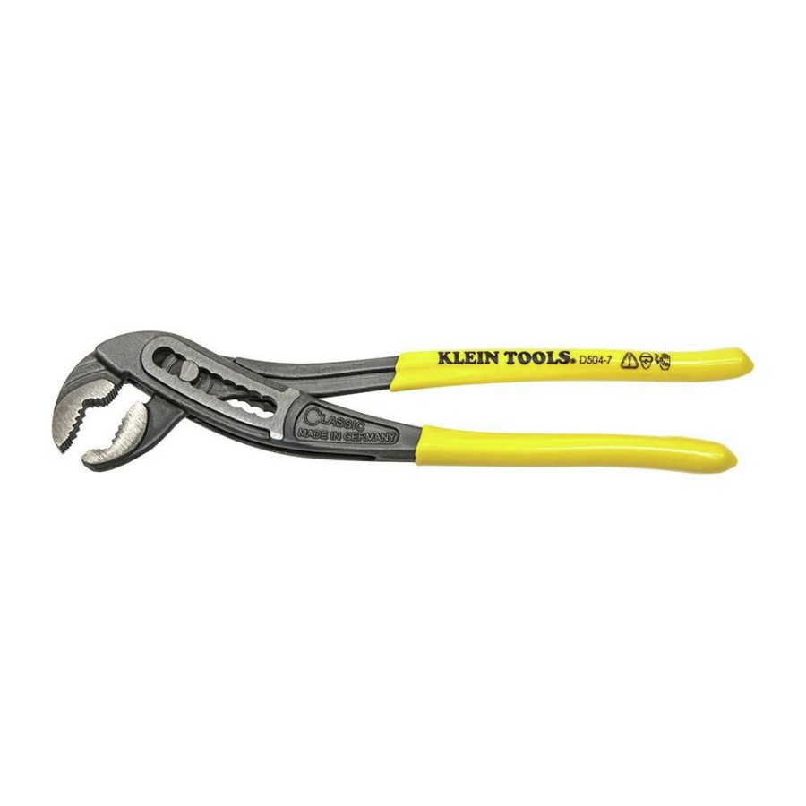 Hand Tools Klein Tools | Klein Tools D504-7 Classic Klaw 7 In. Pump Pliers - Yellow Handle