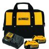 Batteries & Chargers Dewalt | Dewalt Dcb205-2Ck 20V Max Xr 5 Ah Lithium-Ion Battery (2-Pack) And Charger Starter Kit