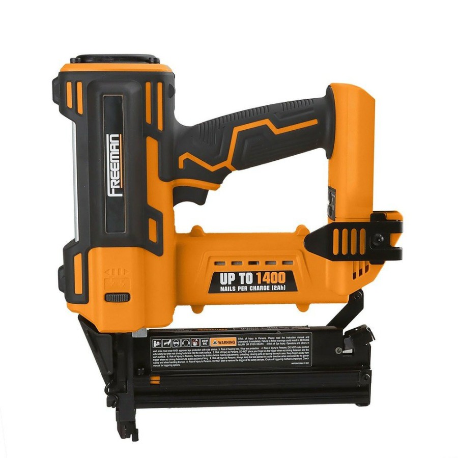 Power Tools Freeman Nailers | Freeman Pe20Vt2118 20V Lithium-Ion Cordless 2-In-1 18-Gauge Nailer/Stapler (Tool Only)