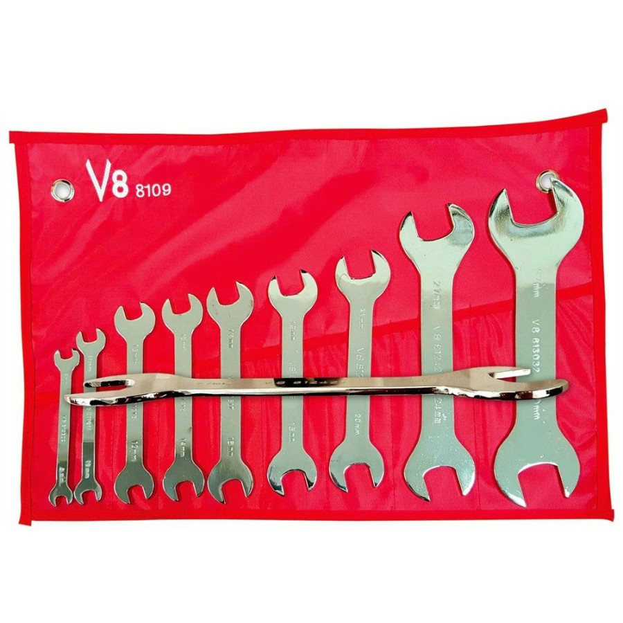 Hand Tools V8 Tools Combination Wrenches | V8 Tools 8109 9-Piece Super Thin Wrench Set