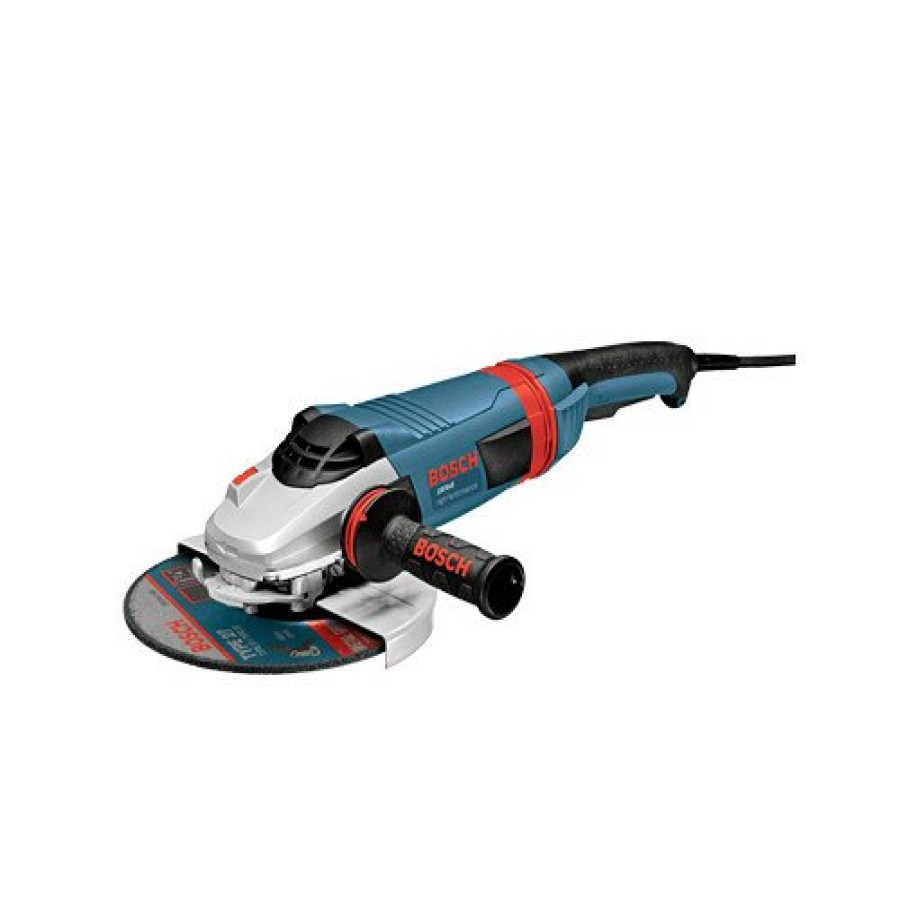 Power Tools Bosch Angle Grinders | Factory Reconditioned Bosch 1974-8D-Rt 7 In. 4 Hp 8,500 Rpm Large Angle Grinder With No Lock-On