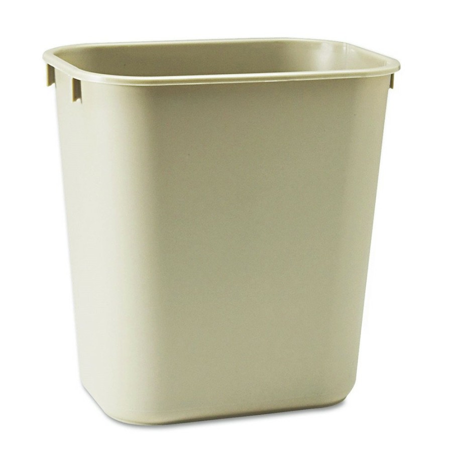 Facility Maintenance & Supplies Rubbermaid Commercial | Rubbermaid Commercial Fg295500Beig 3.5-Gallon Rectangular Deskside Wastebasket - Beige