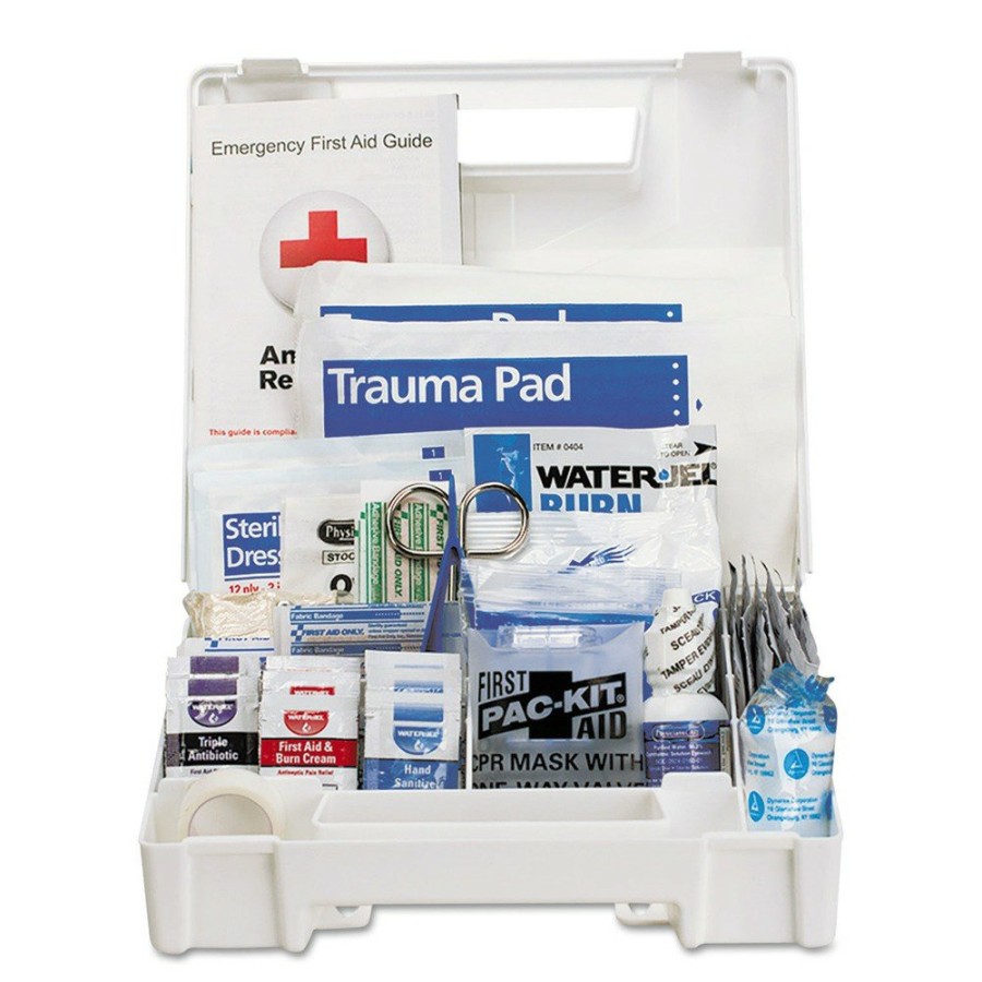 Safety Equipment First Aid Only First Aid And Emergency Kits | First Aid Only 90589 Ansi 2015 Compliant Class Aplus Type I And Ii First Aid Kit For 25 People With Plastic Case (1-Kit)