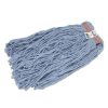 Facility Maintenance & Supplies Rubbermaid Commercial Cleaning Tools | Rubbermaid Commercial Fgf51700Bl00 20 Oz. 1 In. Headband Cut-End Blend Cotton/Synthetic Mop Head - Blue (12/Carton)