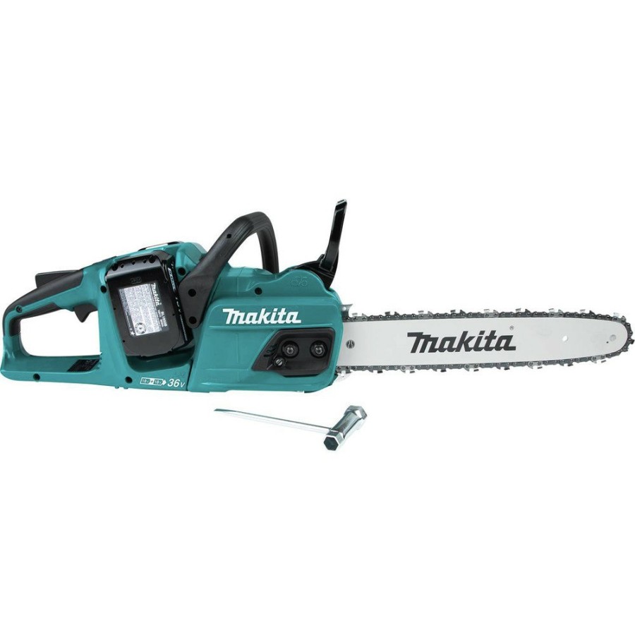 Outdoor Power Tools & Equipment Makita | Makita Xcu07Pt 18V X2 (36V) Lxt Lithium-Ion 5.0 Ah Brushless 14 In. Chain Saw Kit