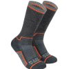 Clothing And Gear Klein Tools | Klein Tools 60509 1 Pair Performance Thermal Socks - X-Large, Dark Gray/Light Gray/Orange