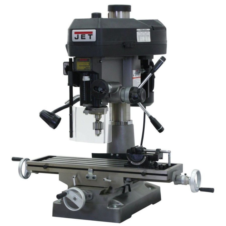 Metalworking Tools JET | Jet Jmd-18 2 Hp 1-Phase R-8 Taper Milling/Drilling Machine