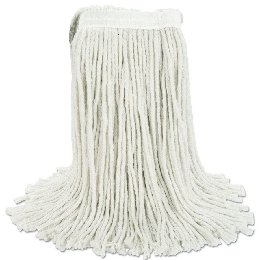 Facility Maintenance & Supplies Boardwalk Cleaning Tools | Boardwalk Bwk2020Cea #20 Cut-End Cotton Wet Mop Head - White