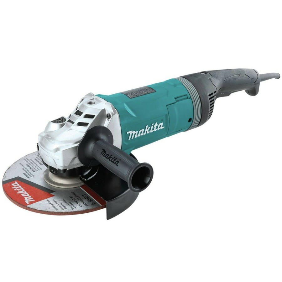 Power Tools Makita Angle Grinders | Makita Ga9080 15 Amp 9 In. Corded Angle Grinder With Rotatable Handle And Lock-On Switch