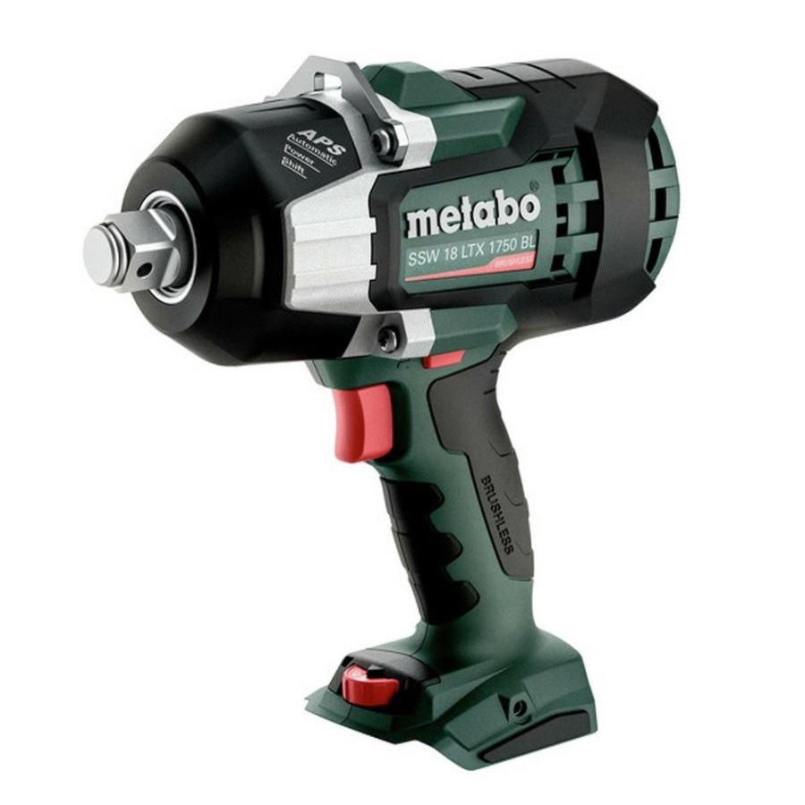 Power Tools Metabo | Metabo 602402840 Ssw 18 Ltx 1750 Bl 18V Brushless Lithium-Ion 3/4 In. Square Cordless Impact Wrench With Metabox (Tool Only)