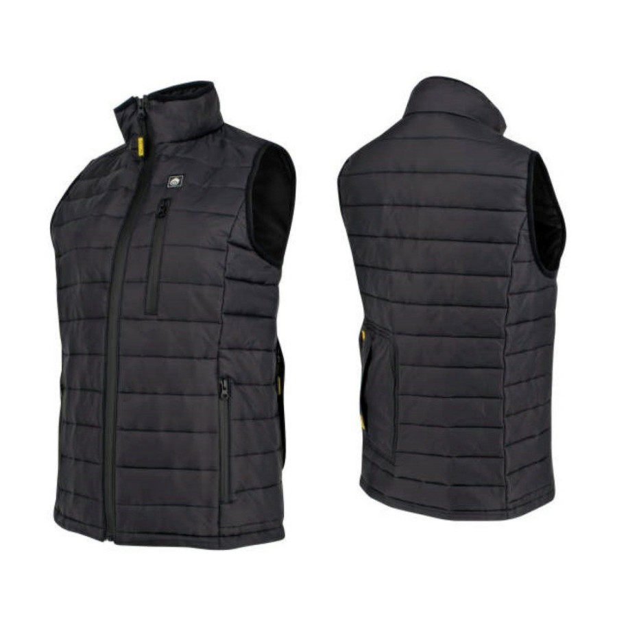 Clothing And Gear Dewalt Heated Jackets | Dewalt Dchv094D1-Xs Women'S Lightweight Puffer Heated Vest Kit - Extra-Small, Black