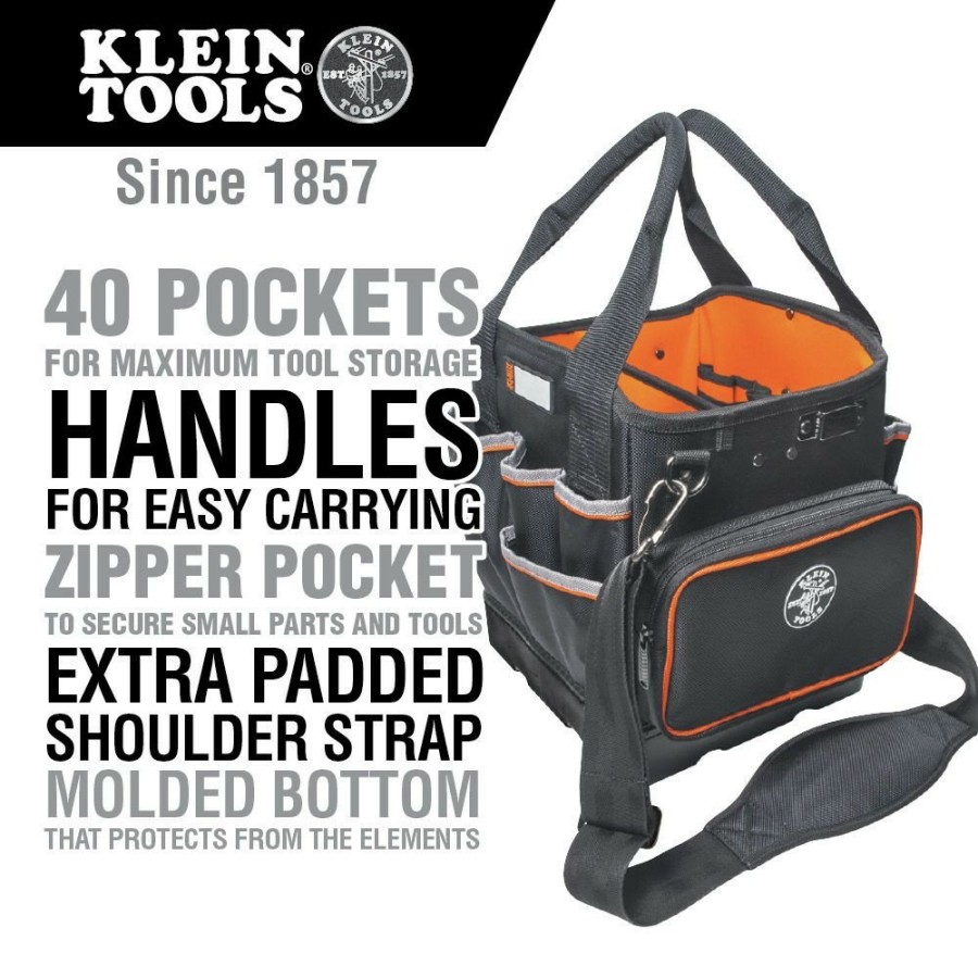 Tool Storage Klein Tools | Klein Tools 5541610-14 Tradesman Pro 10 In. Tote