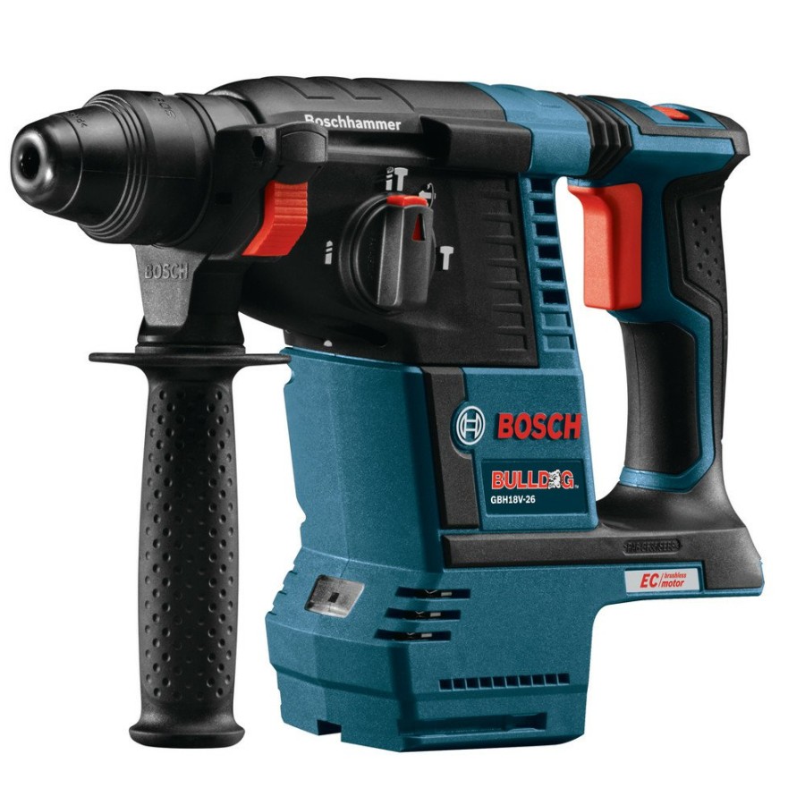 Power Tools Bosch Hammer Drills | Factory Reconditioned Bosch Gbh18V-26-Rt 18V Lithium-Ion Ec Brushless Sds-Plus Bulldog 3/4 In. Cordless Rotary Hammer Drill (Tool Only)