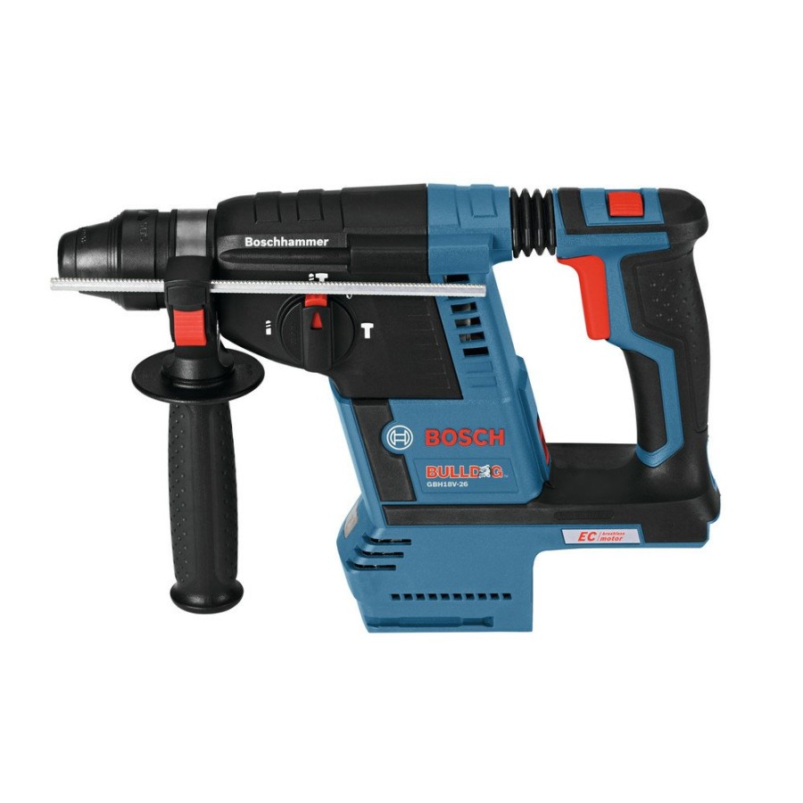 Power Tools Bosch Hammer Drills | Factory Reconditioned Bosch Gbh18V-26-Rt 18V Lithium-Ion Ec Brushless Sds-Plus Bulldog 3/4 In. Cordless Rotary Hammer Drill (Tool Only)