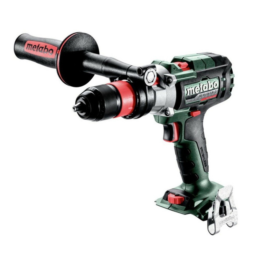 Power Tools Metabo Hammer Drills | Metabo 603185840 Sb 18 Ltx-3 Bl Q I 18V Brushless 3-Speed Lithium-Ion Cordless Hammer Drill With Metabox (Tool Only)