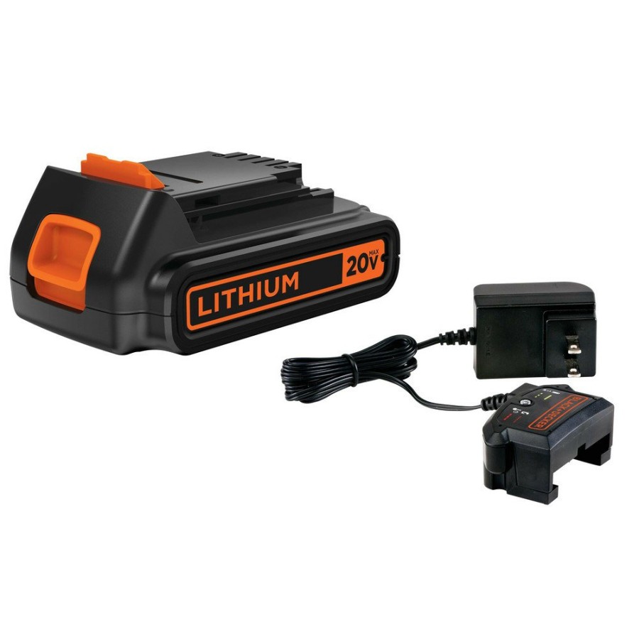 Power Tools Black & Decker Drill Drivers | Black & Decker Bcd702C1 20V Max Brushed Lithium-Ion 3/8 In. Cordless Drill Driver Kit (1.5 Ah)