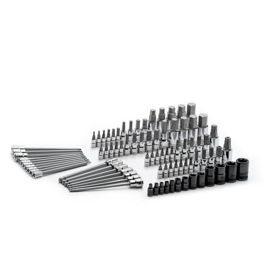 Hand Tools KD Tools Socket Sets | Kd Tools 80742 84-Piece 1/4 In., 3/8 In., And 1/2 In. Drive Hex/Ball End Hex/Tamper Proof Torx/External Torx/Torx Sae/Metric Bit Set