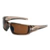 Safety Equipment Honeywell Safety Glasses | Honeywell S2969 Hypershock Polarized Hc Safety Eyewear - Smoke Brown/Espresso