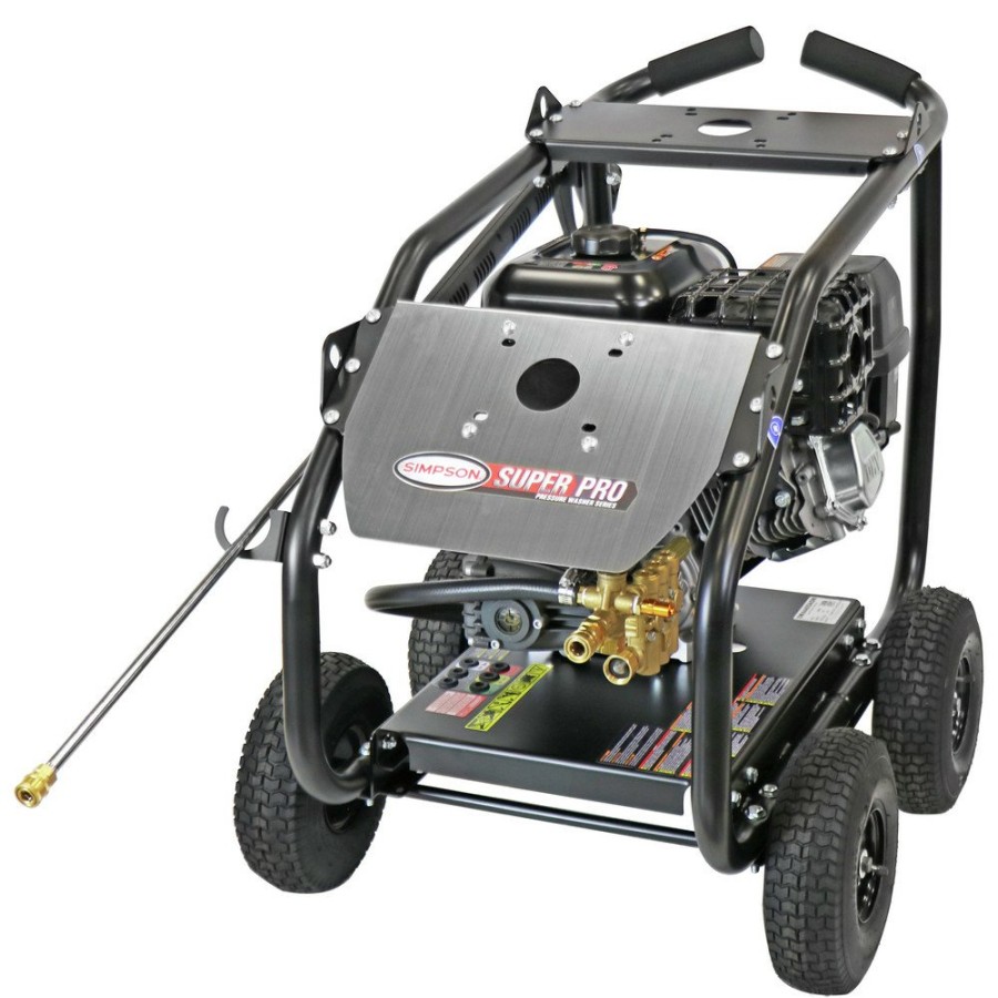 Outdoor Power Tools & Equipment Simpson | Simpson 65208 4400 Psi 4.0 Gpm Direct Drive Medium Roll Cage Professional Gas Pressure Washer With Comet Pump