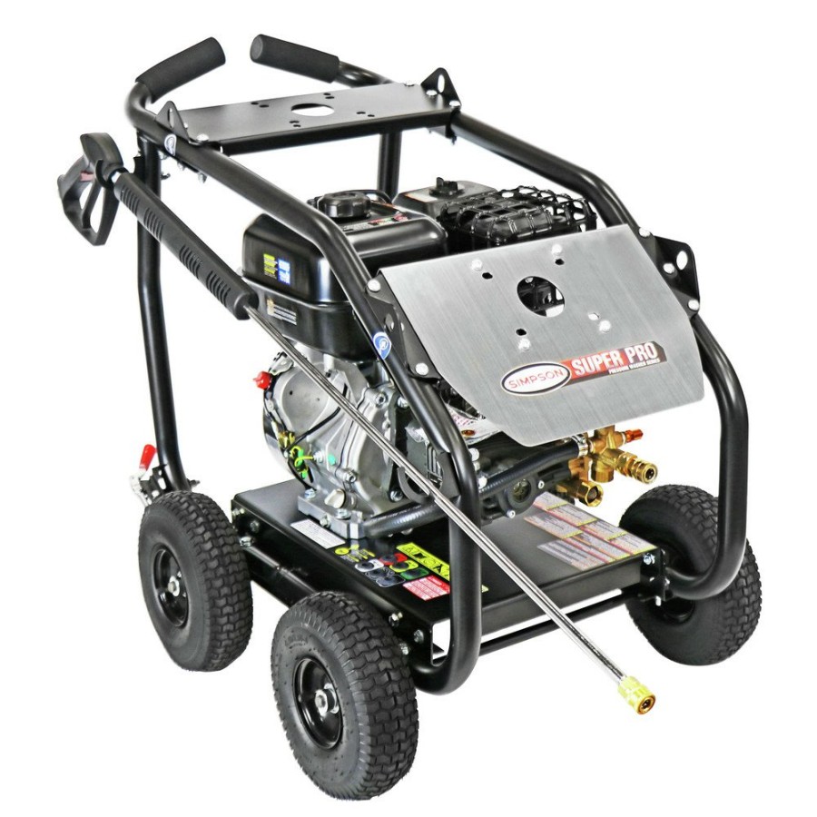 Outdoor Power Tools & Equipment Simpson | Simpson 65208 4400 Psi 4.0 Gpm Direct Drive Medium Roll Cage Professional Gas Pressure Washer With Comet Pump