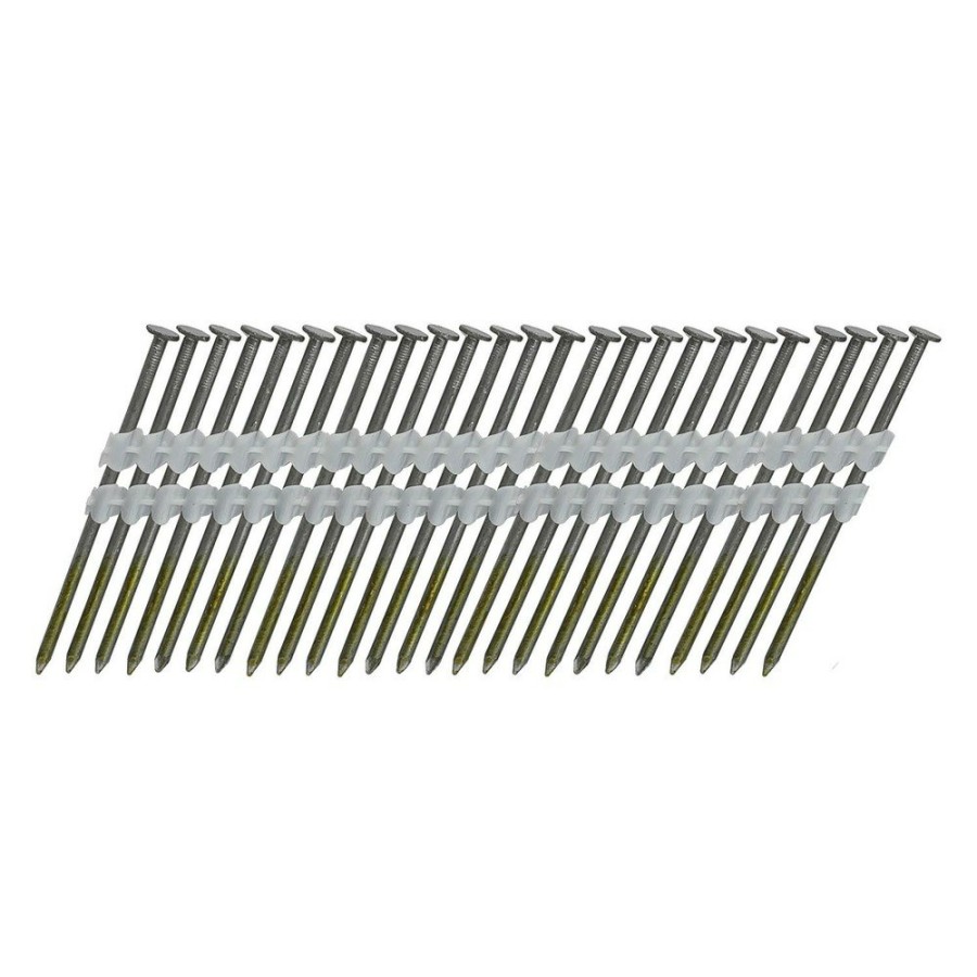 Power Tool Accessories NuMax Nails | Numax Frn.120-3B500 (500-Piece) 21 Degrees 3 In. X .120 In. Plastic Collated Brite Finish Full Round Head Smooth Shank Framing Nails