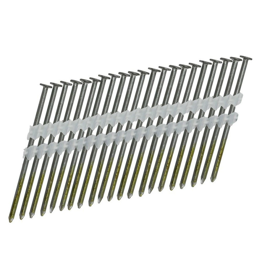 Power Tool Accessories NuMax Nails | Numax Frn.120-3B500 (500-Piece) 21 Degrees 3 In. X .120 In. Plastic Collated Brite Finish Full Round Head Smooth Shank Framing Nails