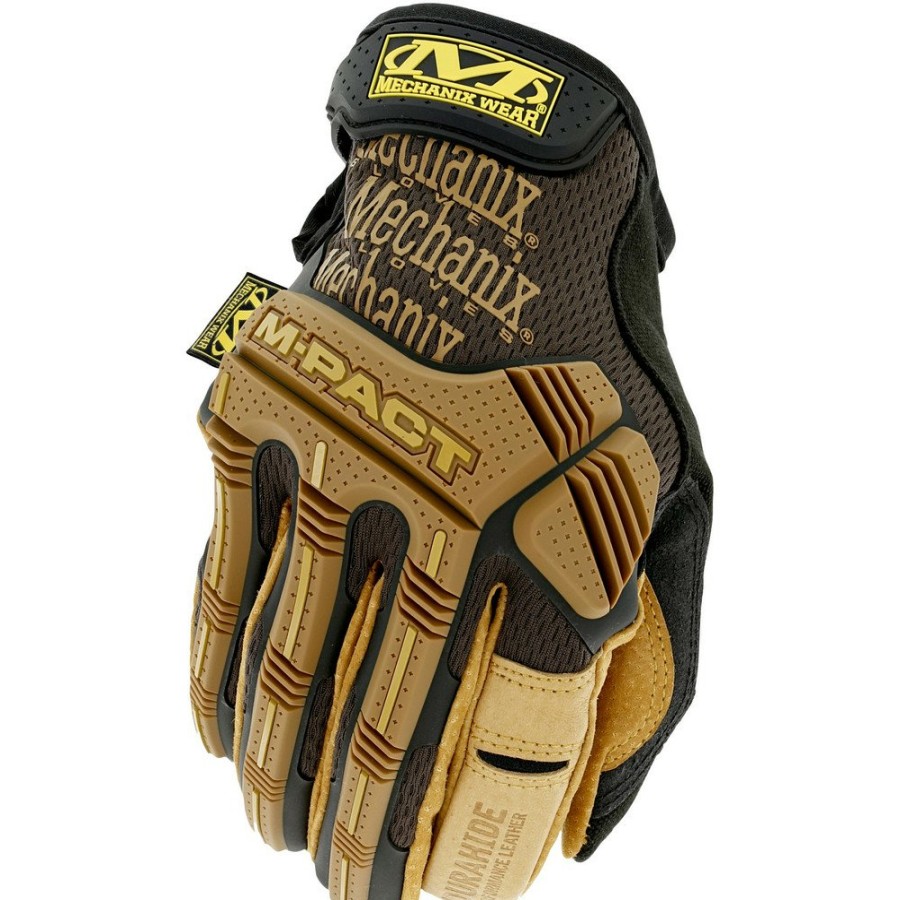 Safety Equipment Mechanix Wear | Mechanix Wear Lmp-75-011 M-Pact Leather Gloves - Xl 11, Tan/Black