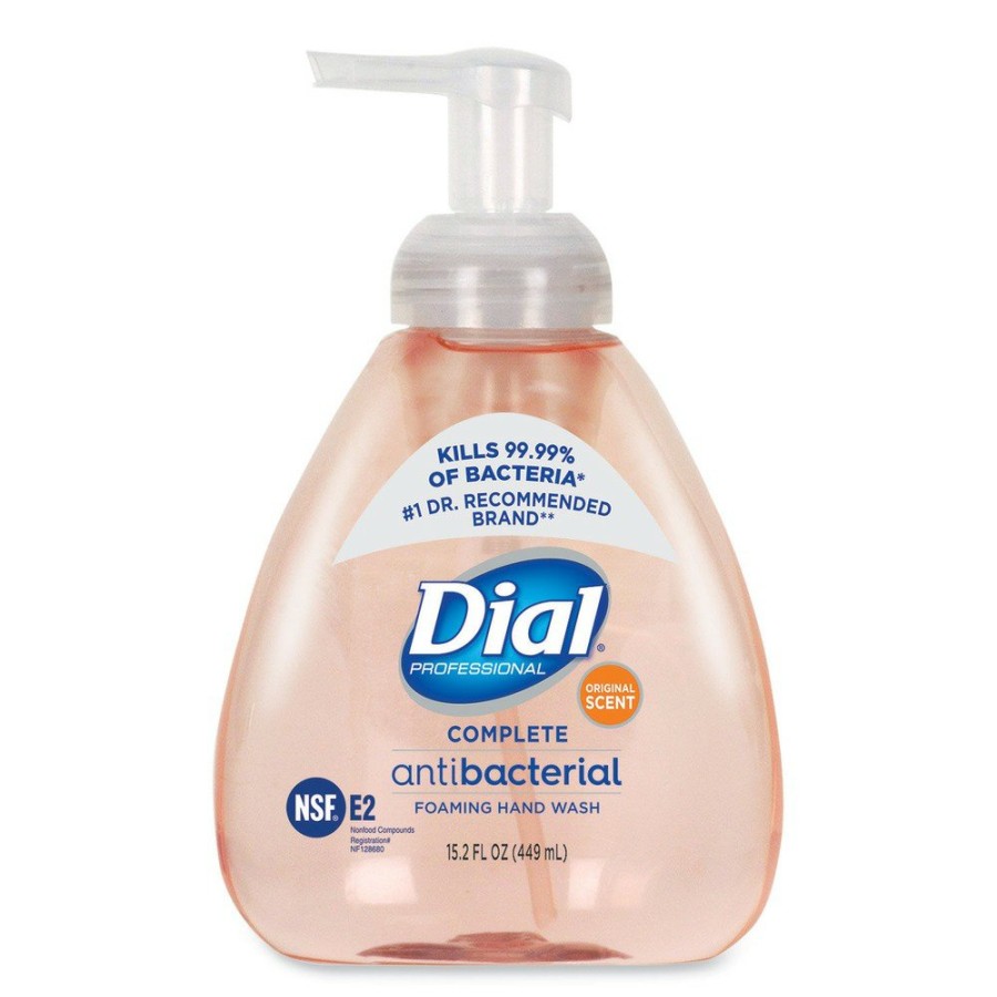 Facility Maintenance & Supplies Dial Professional Hand Soaps | Dial Professional 1700098606 15.2 Oz. Pump Original Antibacterial Foaming Hand Wash (4/Carton)