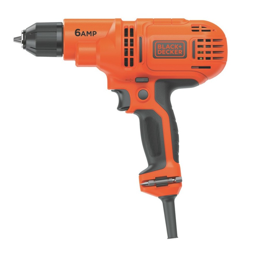 Power Tools Black & Decker Drill Drivers | Black & Decker Dr340C 6 Amp 3/8 In. Corded Drill Driver With Bag