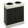 Facility Maintenance & Supplies Safco | Safco 9794Bl At-Your-Disposal Two 28-Gallon Bin Recycling Center - Black