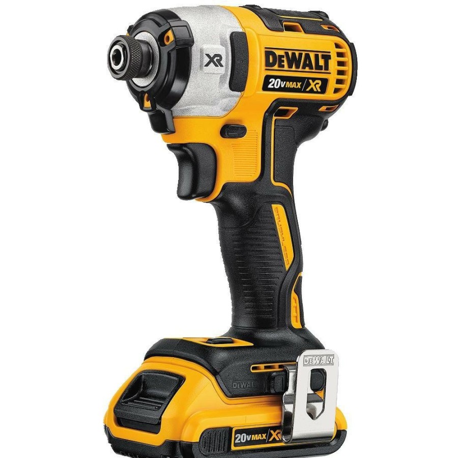 Power Tools Dewalt Impact Drivers | Dewalt Dcf887D2 20V Max Xr Brushless Lithium-Ion 1/4 In. Cordless 3-Speed Impact Driver Kit With (2) 2 Ah Batteries