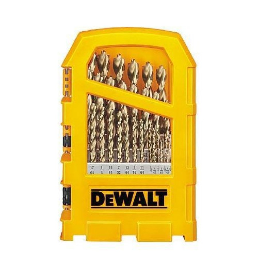 Power Tool Accessories Dewalt Bits And Bit Sets | Dewalt Dw1969 29-Piece Pilot Point And Drill Bit Set