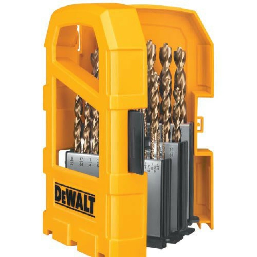 Power Tool Accessories Dewalt Bits And Bit Sets | Dewalt Dw1969 29-Piece Pilot Point And Drill Bit Set