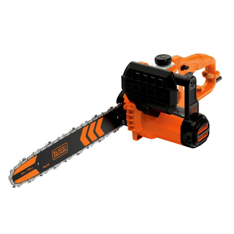 Outdoor Power Tools & Equipment Black & Decker | Black & Decker Becs600 8 Amp 14 In. Corded Chainsaw