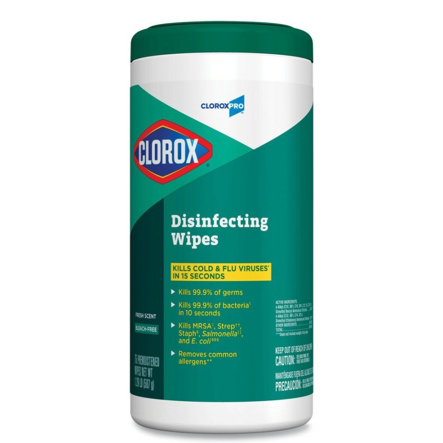 Facility Maintenance & Supplies Clorox Hand Wipes | Clorox 15949 7 In. X 8 In. 1-Ply Disinfecting Wipes - Fresh Scent, White