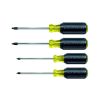 Hand Tools Klein Tools | Klein Tools 85664 4-Piece Square Recess Screwdriver Set