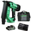 Power Tools Metabo HPT Nailers | Metabo Hpt Nt1850Dftm 18V Multivolt Brushless Lithium-Ion Cordless 18-Gauge Compact Brad Nailer Kit (2 Ah)