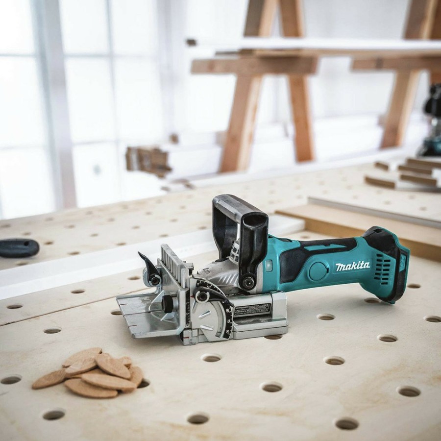 Woodworking Tools Makita | Makita Xjp03Z 18V Lxt Cordless Lithium-Ion Plate Joiner (Tool Only)