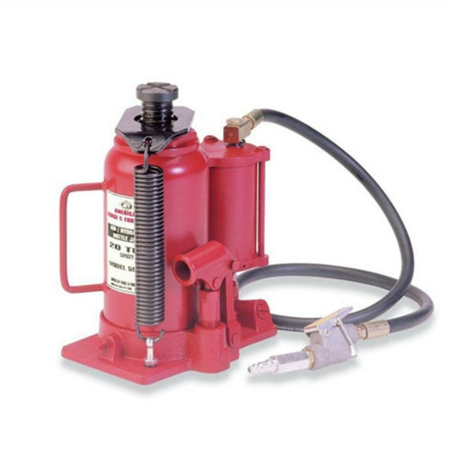 Automotive American Forge Hydraulic Jacks | American Forge 5520B 20 Ton Air/Hydraulic Bottle Jack