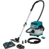 Vacuums Makita | Makita Xcv22Zu 36V (18V X2) Lxt Brushless Lithium-Ion 2.1 Gallon Cordless Aws Hepa Filter Dry Dust Extractor / Vacuum (Tool Only)