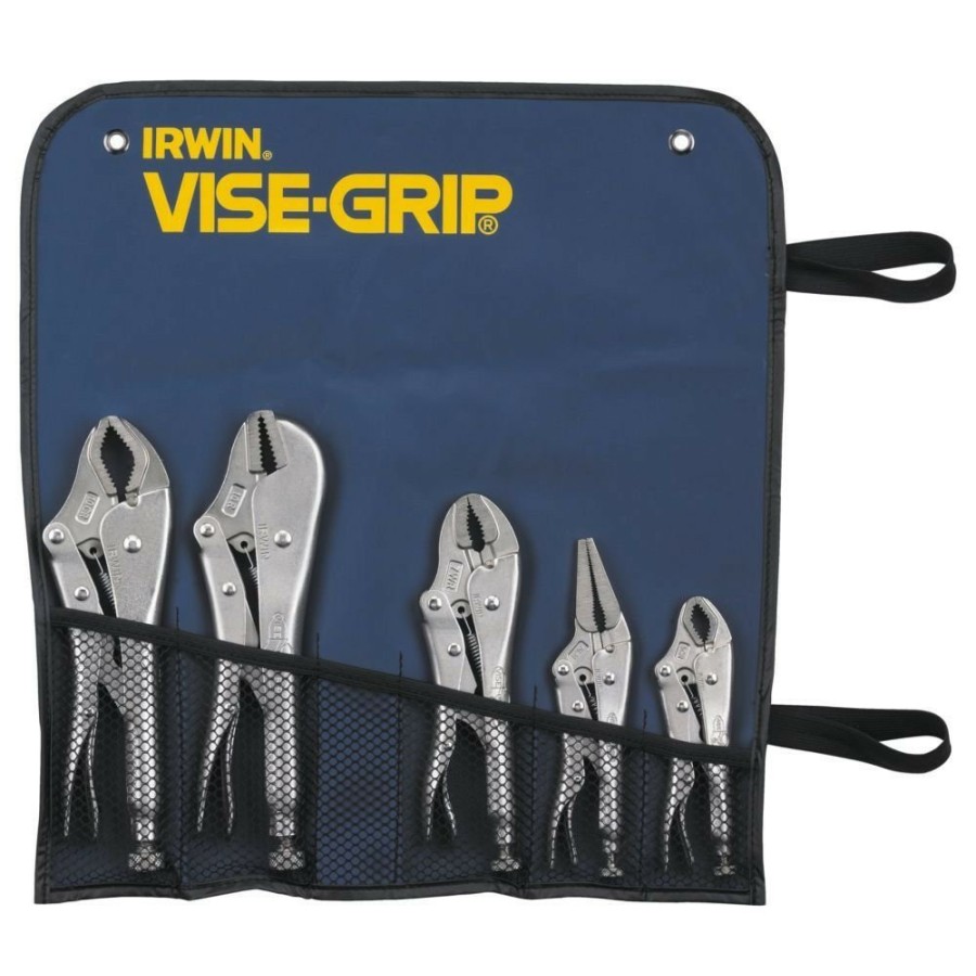 Hand Tools Irwin Vise-Grip | Irwin Vise-Grip 538Kbt 5-Piece Fast Release Locking Pliers Set