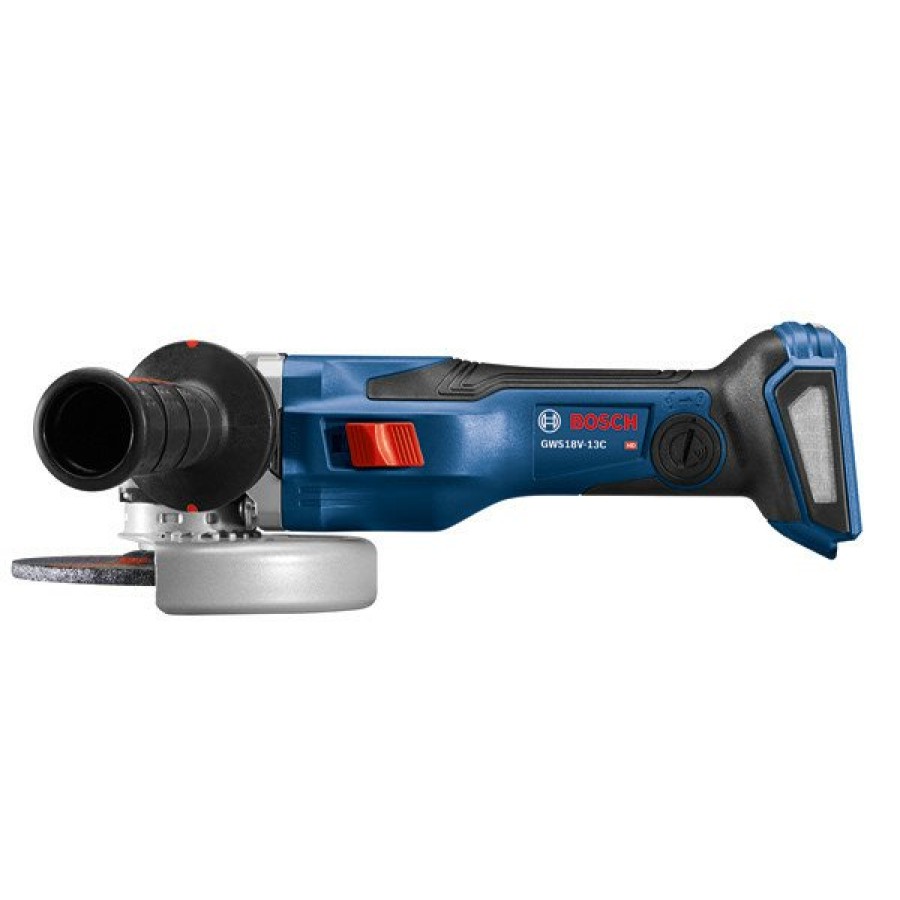 Power Tools Bosch Angle Grinders | Factory Reconditioned Bosch Gws18V-13Cn-Rt Profactor 18V Spitfire Connected-Ready Brushless Lithium-Ion 5 - 6 In. Cordless Angle Grinder With Slide Switch (Tool Only)