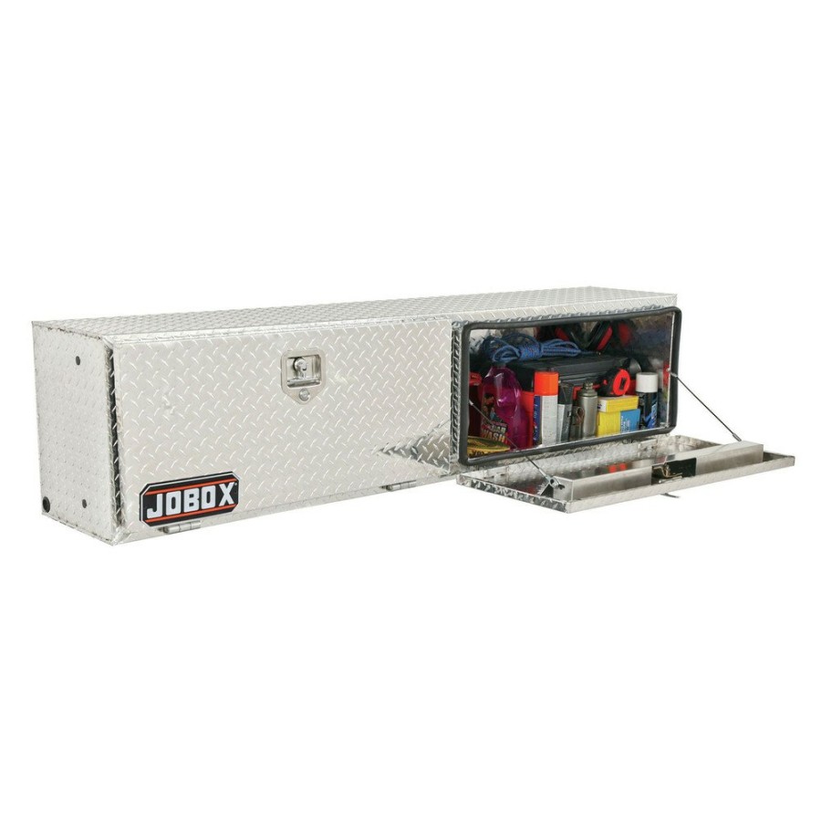 Automotive JOBOX Topside Truck Boxes | Jobox 731980D Delta Pro 72 In. Aluminum Topside Truck Box