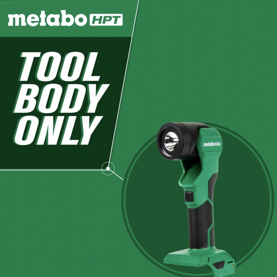 Lighting Metabo HPT | Metabo Hpt Ub18Deq4M 18V Multivolt Lithium-Ion Cordless 250 Lumen Led Flashlight (Tool Only)