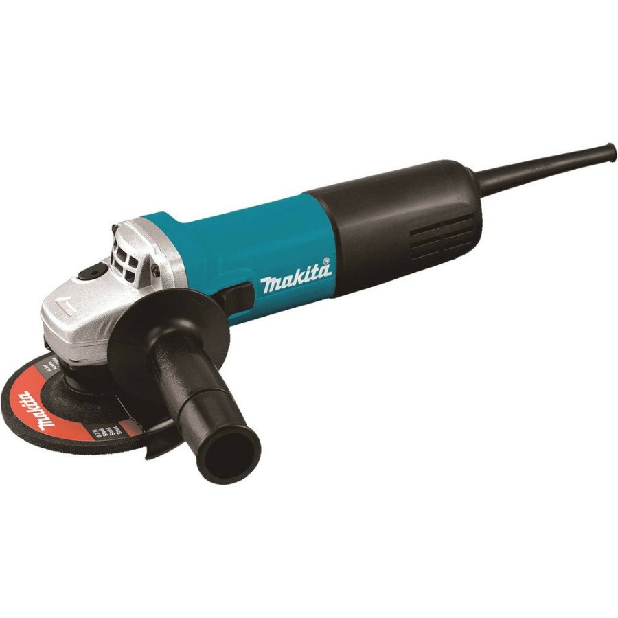 Power Tools Makita Angle Grinders | Factory Reconditioned Makita 9557Nb-R 7.5 Amp 4-1/2 In. Slide Switch Ac/Dc Angle Grinder